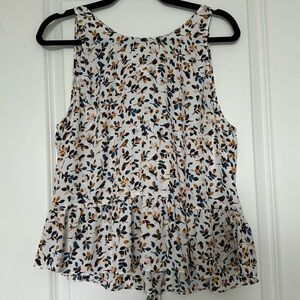 Fall blouse open back